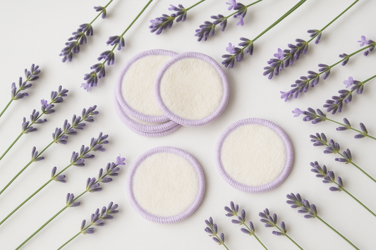Lavender Infused Bamboo Makeup Remover Rounds